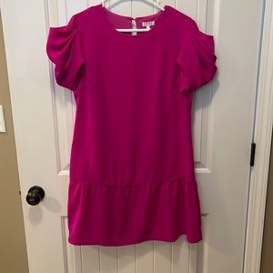 Hot pink cocktail dress size large